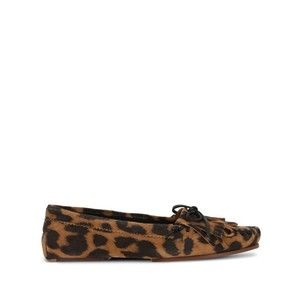Paris Texas Leopard Print Suede Flat Shoes - NWT